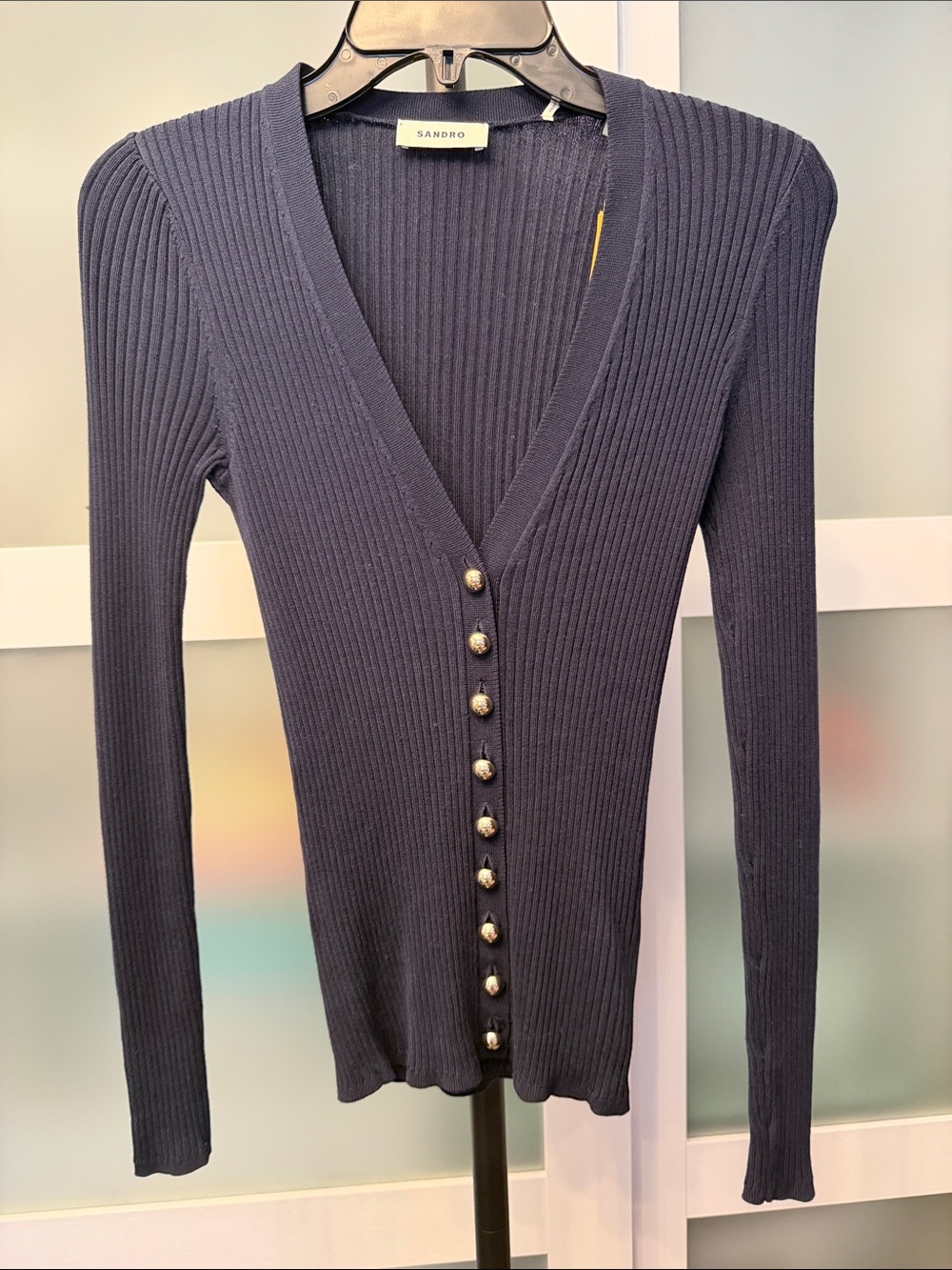 Gabrielle Rib Knit Cardigan - Picture 4 of 6